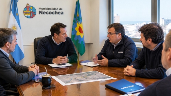 Gas natural en Necochea: Rojas y Camuzzi planifican obras