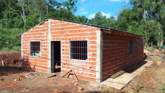 IPRODHA: Construyen nuevas viviendas rurales en Santa María