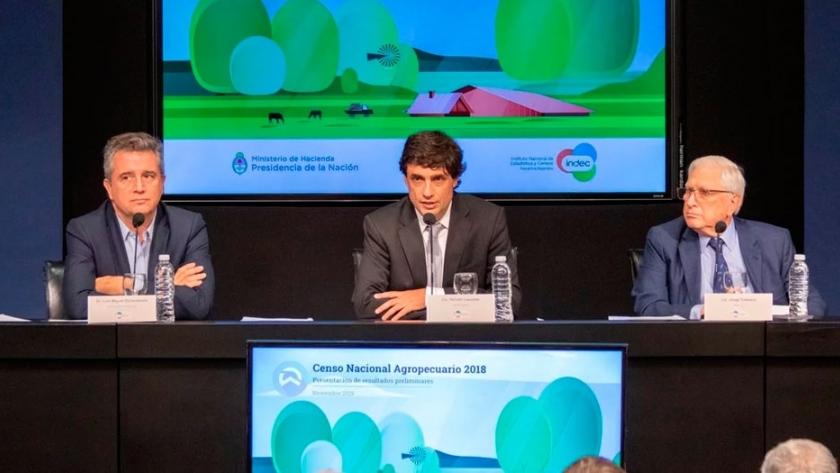El INDEC presentó los resultados del Censo Nacional Agropecuario