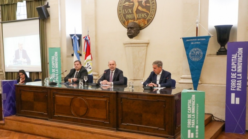 Perotti participó del lanzamiento de la 15° edición del foro de capital para la innovación