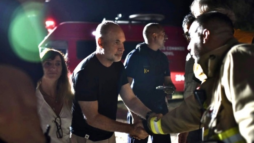 Rodríguez Larreta recorrió la Reserva Ecológica y destacó el trabajo del personal de la Ciudad para controlar un incendio