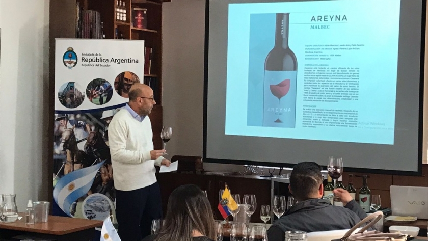Once bodegas de Mendoza participan a distancia en una misión de vinos a Ecuador