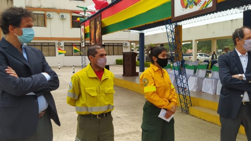Ambiente Nación viajó a Bolivia a capacitar a brigadistas de incendios forestales