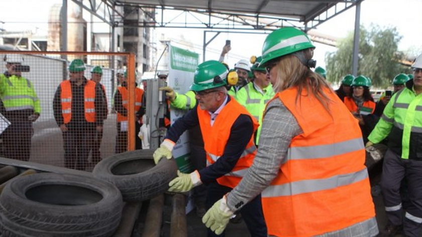 Mendoza ya ha coprocesado más de 900 toneladas de neumáticos fuera de uso