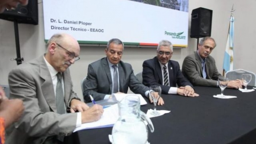 Nuevas autoridades en la Eeaoc para potenciar la producción