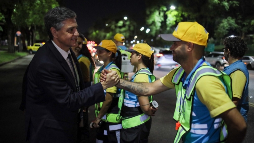 Jorge Macri supervisó los controles de alcoholemia en la previa de Año Nuevo junto a familiares de víctimas de accidentes de tránsito