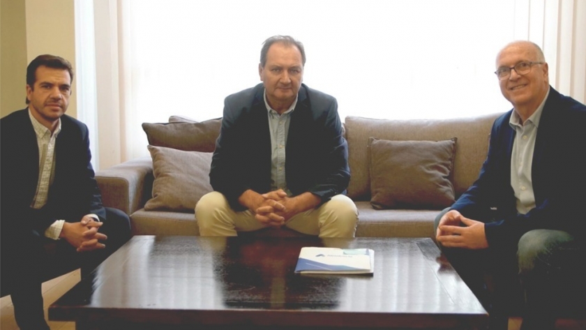 El ministro Dellarossa se reunió con el intendente de Almafuerte para el desarrollo del Parque Industrial