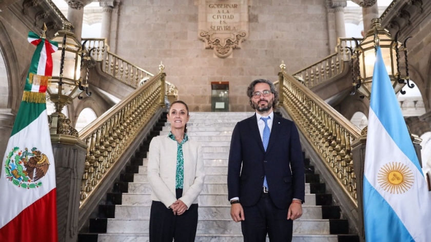 El canciller Cafiero y la jefa de gobierno de la Ciudad de México destacaron los vínculos bilaterales
