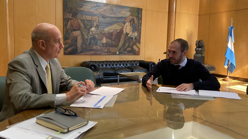 Guzmán se reunió con el secretario de Hacienda para avanzar en la elaboración del Presupuesto Nacional 2021