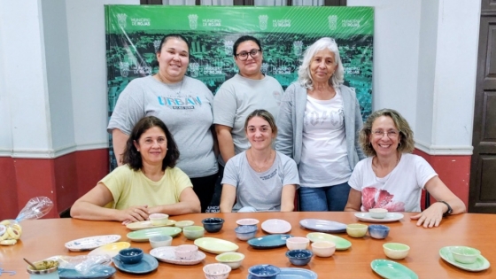 Finalizó el taller municipal de cerámica en Rojas