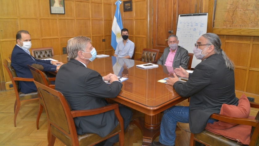 Basterra recibió al gobernador de La Pampa, Sergio Ziliotto