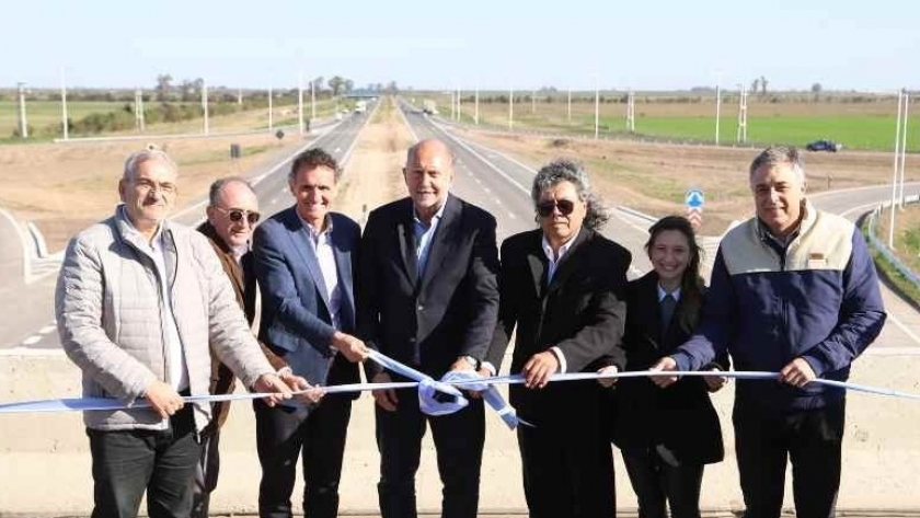 Katopodis y Perotti habilitaron la Variante Rafaela en la Autopista de la Ruta 34