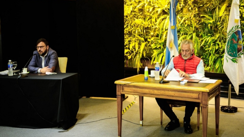 San Luis firmó el acta de adhesión al plan ganar que busca impulsar la línea de productividad