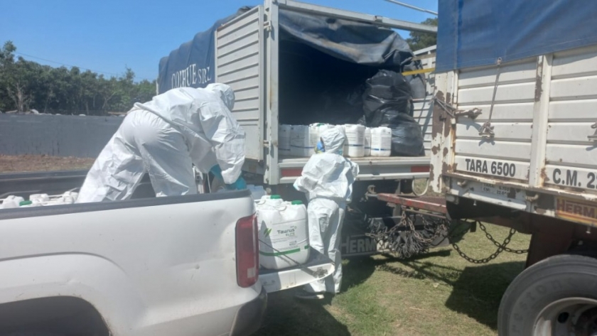 El gobierno de Santa Fe participó de la primera campaña de recolección de envases vacíos de fitosanitarios