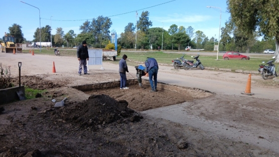 Reconquista avanza con obras viales en el Interbarrial Oeste para mejorar la transitabilidad urbana