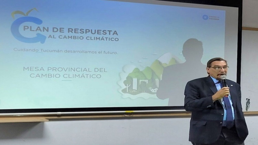 Presentación del proyecto preliminar del Plan Provincial de Respuesta al Cambio Climático