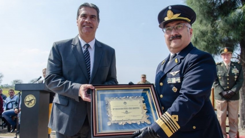 Capitanich destacó el plan de radarización en el 111° aniversario de la fuerza aérea Argentina