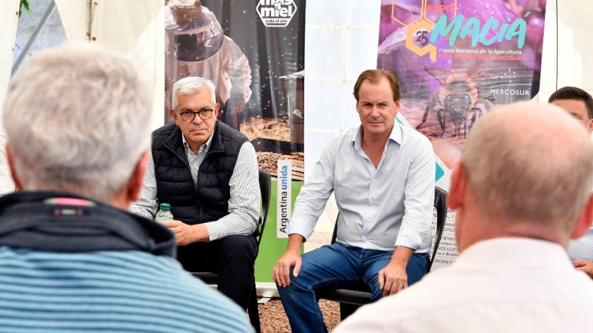Bordet con Domínguez: “Siempre hemos estado al lado de nuestros productores”