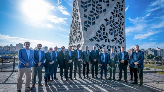 Llaryora recibió a la nueva conducción de la UIA y planteó impulsar un plan productivo nacional