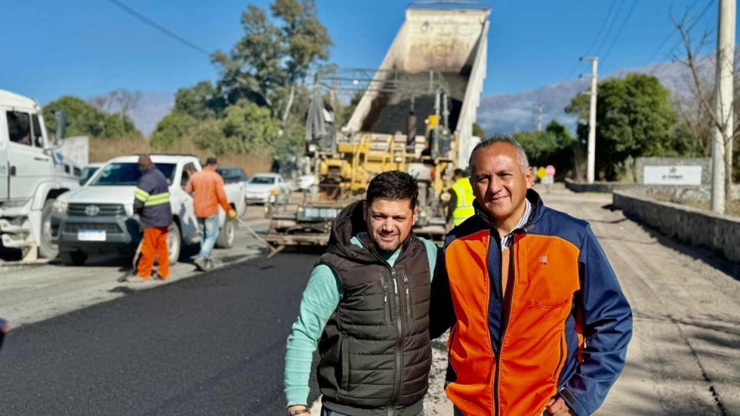 Campo Quijano avanza con pavimento, canales y mejoras en espacios públicos