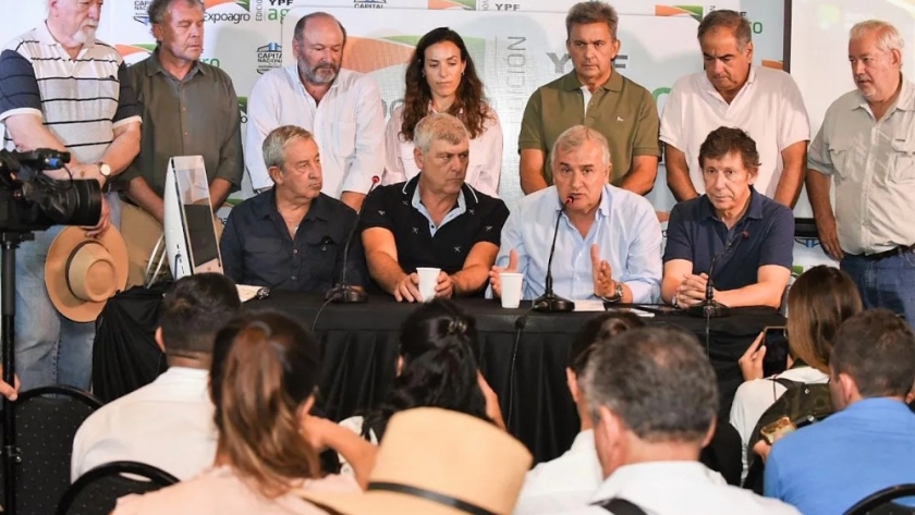 Expoagro 2023. Morales mostró su hoja de ruta hacia la transformación productiva y el alivio fiscal para el campo