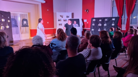 Rojas celebró el Día de la Actriz y del Actor con una muestra teatral en el Centro Cultural Ernesto Sábato