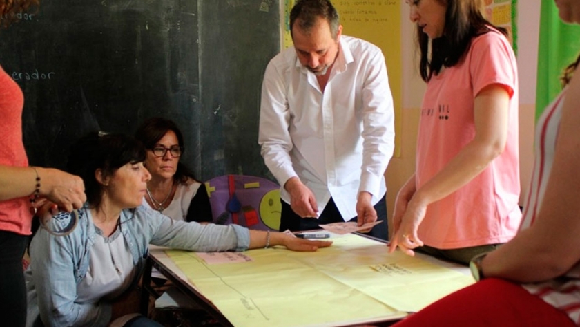 Trabajan proyecto de huerta agroecológica en una escuela rural