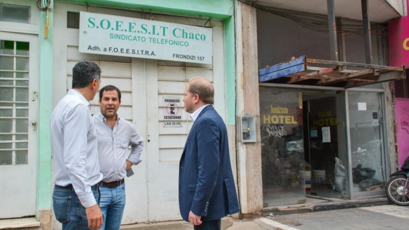 El Gobierno acompañará el proyecto de recuperación de un histórico Hotel de Resistencia