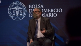Basterra participó del 137° aniversario de la Bolsa de Comercio de Rosario
