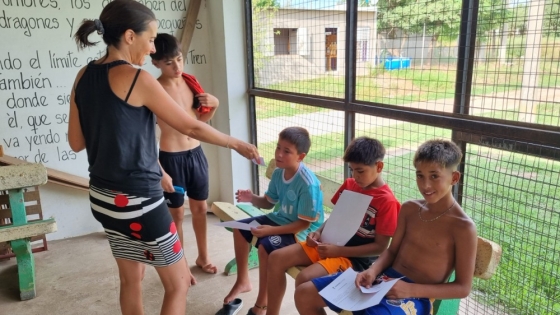 Los chicos del Centro Cultural Santa Rita vivirán una experiencia única en el planetario móvil