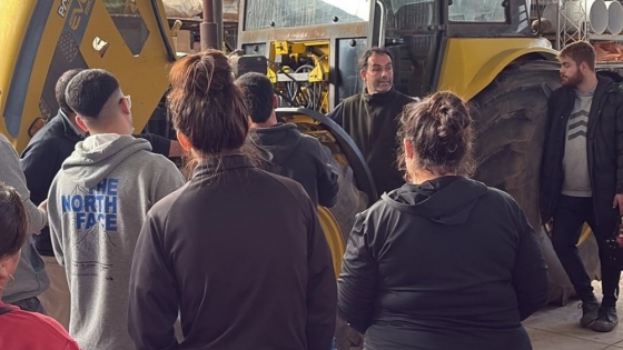 Jóvenes participaron del 4° Encuentro de Formación en Maquinarias Agrícolas