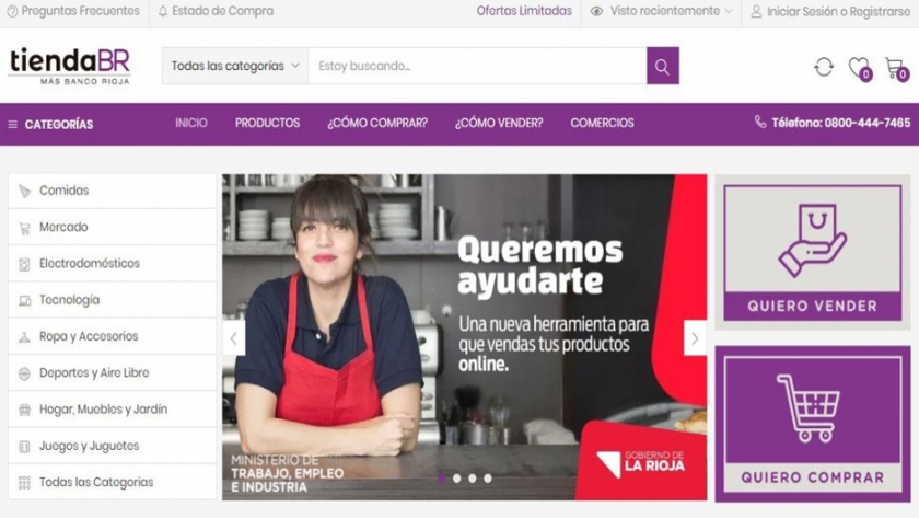 El Gerente de Banco Rioja brindó detalles de "Tienda BR"