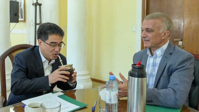 El vicegobernador recibió a la comitiva de la provincia China y Fujian