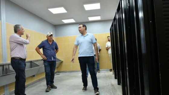 Valdés supervisó las obras de remodelación integral del Anfiteatro Cocomarola