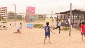 Jornadas recreativas en la Playa Deportiva de Villa Gesell