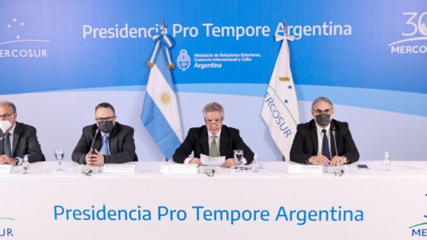 Mercosur: Solá presentó el balance de la Presidencia Pro Tempore Argentina 2021