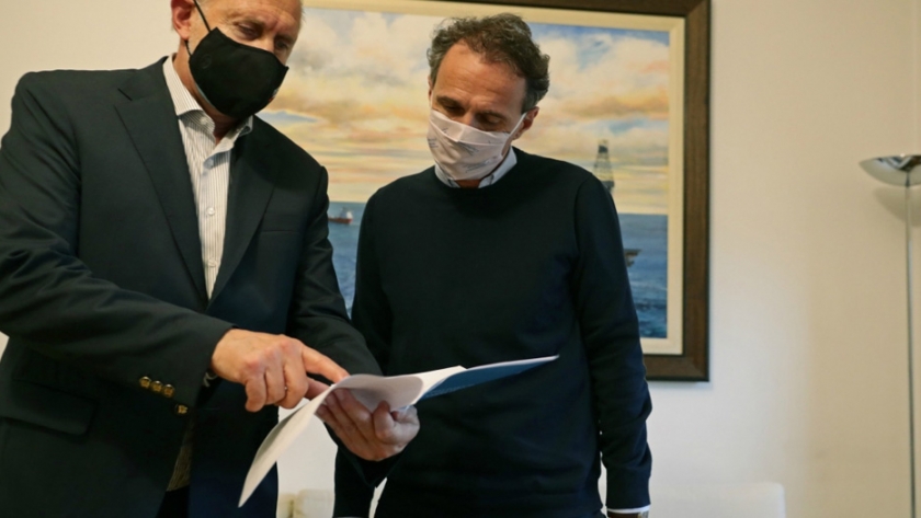 Perotti y Katopodis analizaron el decisivo avance de las obras públicas que la Nación ejecutará en la provincia