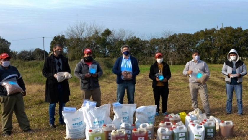 El MDA entregó semillas y bioinsumos a productores de Florencio Varela