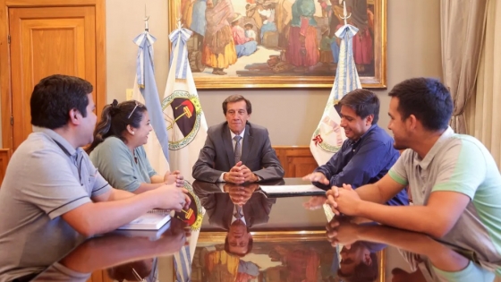 Sadir recibió al Intendente de Caimancito