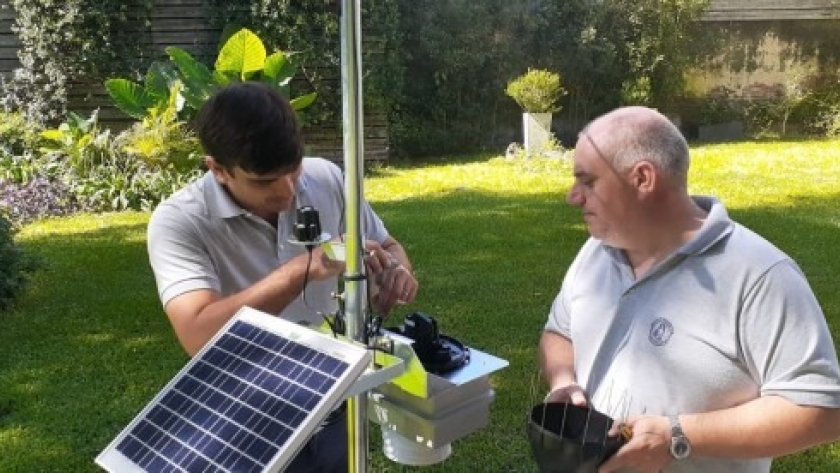 Se continúa trabajando en el mantenimiento de la Red de Centrales Meteorológicas Automáticas