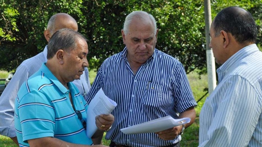 El presidente de Aguas del Norte recorrió obras en Alto Molino