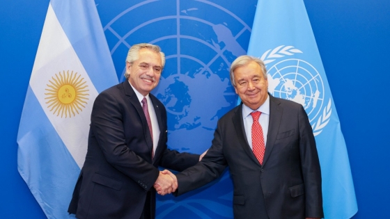 El presidente mantuvo una reunión con el secretario General de la ONU, António Guterres