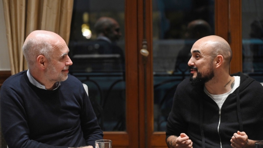 Horacio Rodríguez Larreta distinguió a Abel Pintos: 