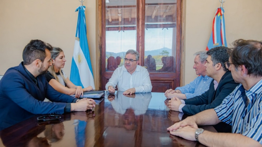 El Gobernador se reunió con el presidente del Colegio de Abogados