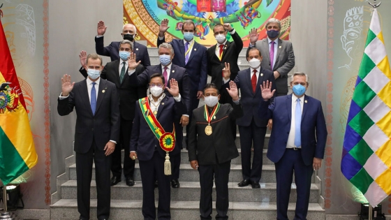 "Es un día muy importante, Bolivia recupera la democracia", dijo el Presidente
