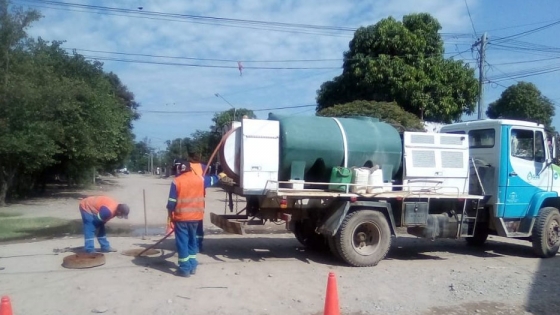 Agua Potable de Jujuy trabaja en barrios de Fraile Pintado
