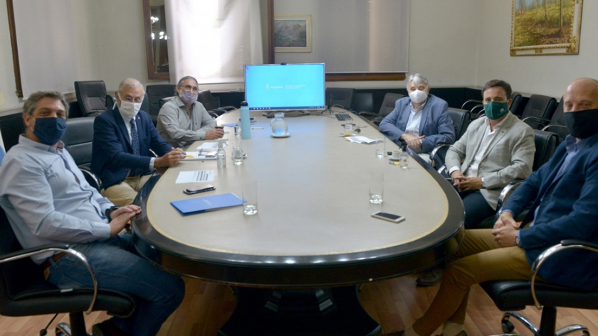 El ministro Basterra mantuvo un encuentro con ACA y AFA