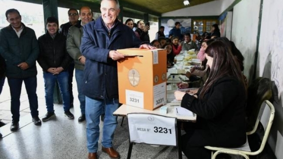 Osvaldo Jaldo votó en Trancas