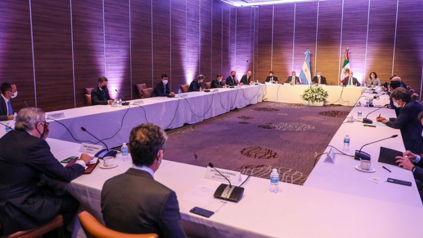 El Presidente se reunió con empresarios mexicanos que tienen inversiones en la Argentina