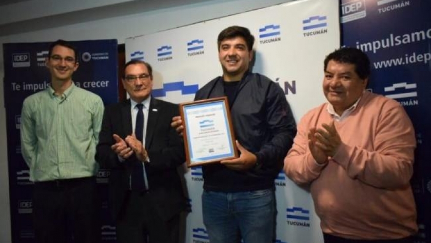 Marca Tucumán: mención especial para un emprendedor famaillense